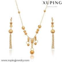 63354-Xuping New model african beads jewelry set wholesale